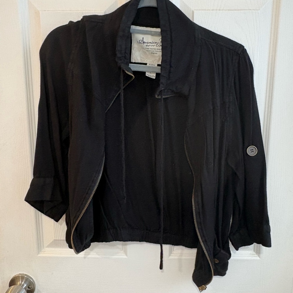American Rag Black Bomber Jacket